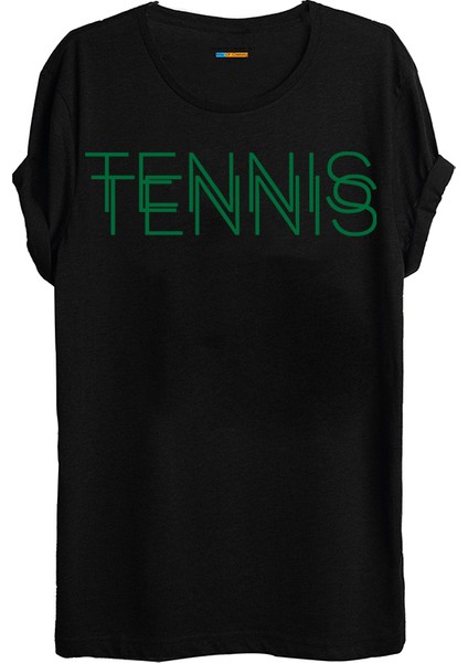 Herat Tenis Temalı Baskılı T-Shirt - B