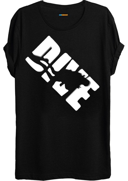 Buir Dalış Temalı Baskılı T-Shirt - B