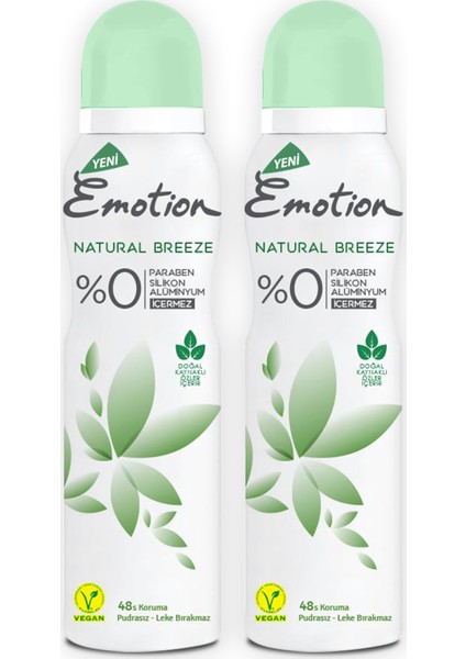 Natural Breeze Deodorant 2 x 150 ml