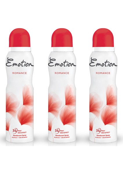 Romance 3'lü Kadın Deodorant 3 x 150 ml