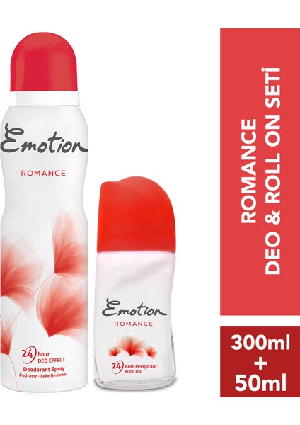 Romance Kadın Deodorant 150 ml + Roll On 50 ml