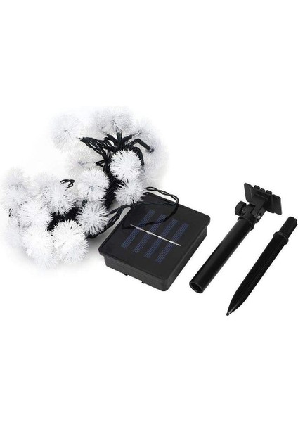 Solar Peri 30 LED 8 Mod Güneş Enerjili Bahçe Aydınlatma Dekorasyon Günışığı 4 M fırsatları