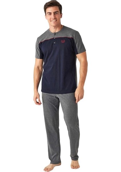 Günlük Kısa Kol Erkek Pijama Takım