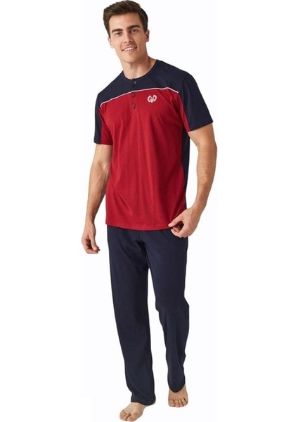 Günlük Kısa Kol Erkek Pijama Takım
