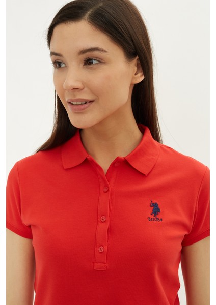 Kadın Açık Kırmızı Basic T-Shirt
