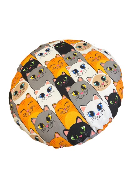 Müber Kedi Baskılı Yatak