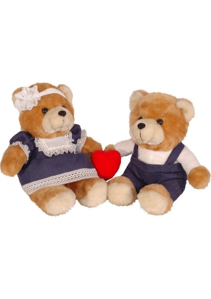 Aşık Ayılar Kahve Peluş 32 cm