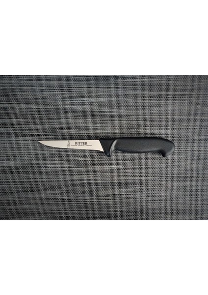 Rıtter Kemik Sıyırma Kasap Bıçağı 13 cm Siyah
