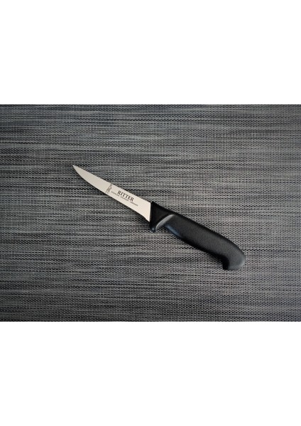 Rıtter Kemik Sıyırma Kasap Bıçağı 13 cm Siyah
