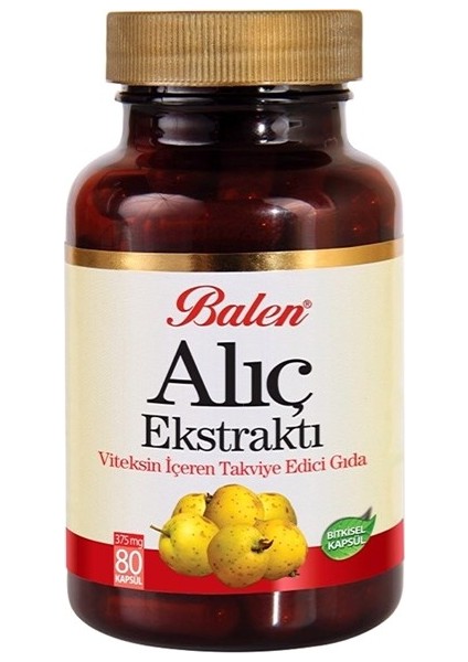 Alıç Meyvesi Ekstraktı Kapsül 375 Mg* 80