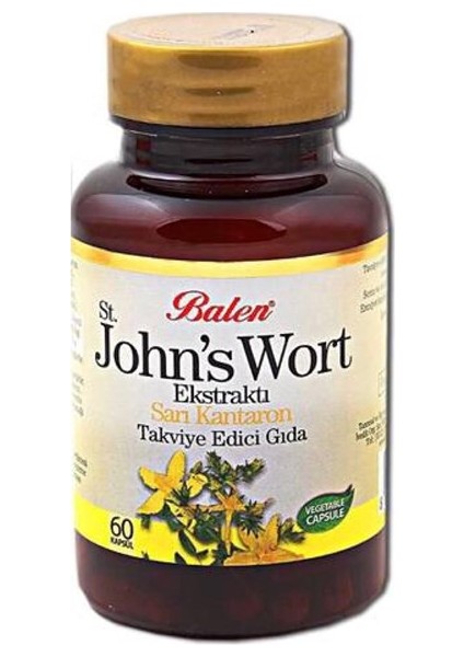 Sarı Kantaron (St.john's Wort) Ekstraktı Kapsül