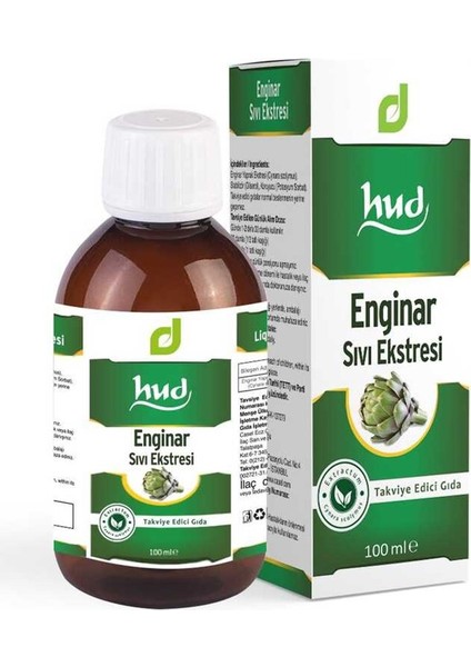 Hud Enginar Sıvı Ekstresi 100 ml