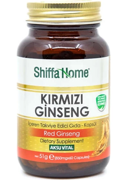 Aksu Vital -Shiffa Home Ginseng Kapsül