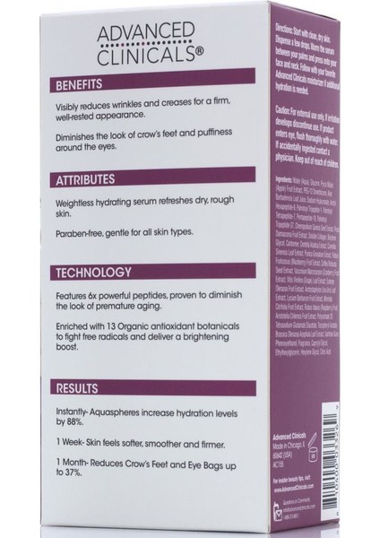 Peptide Anti-Wrinkle Yüz Serumu 52ML