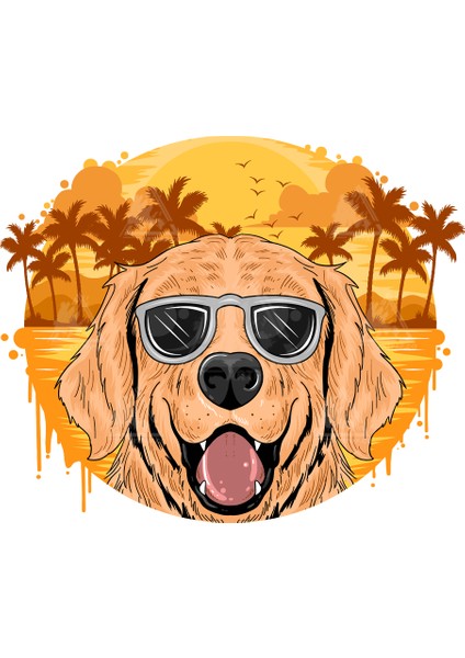 Yazlıkçı Köpek Sticker