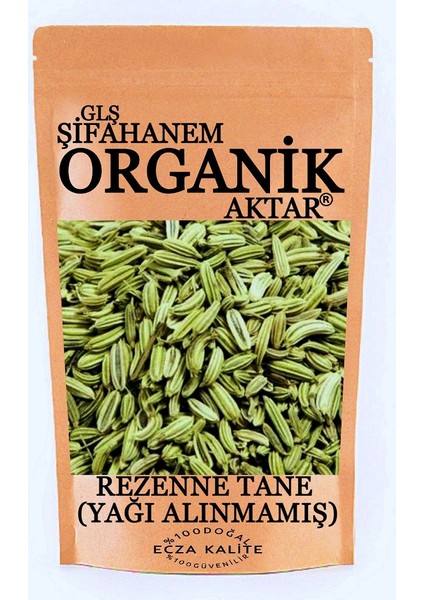 GLŞ Şifahanem Organik Aktar Rezene Tane 250 gr