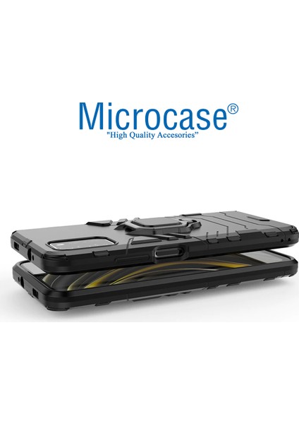 Xiaomi Poco F3 Batman Serisi Yüzük Standlı Armor Kılıf - Siyah fırsatları