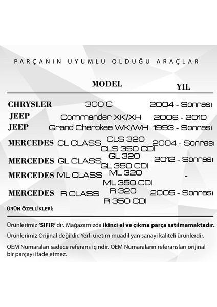 Mercedes OM642 Motoru Için Emme Manifoldu Klepe Ayağı Bağlantı Tamir Seti