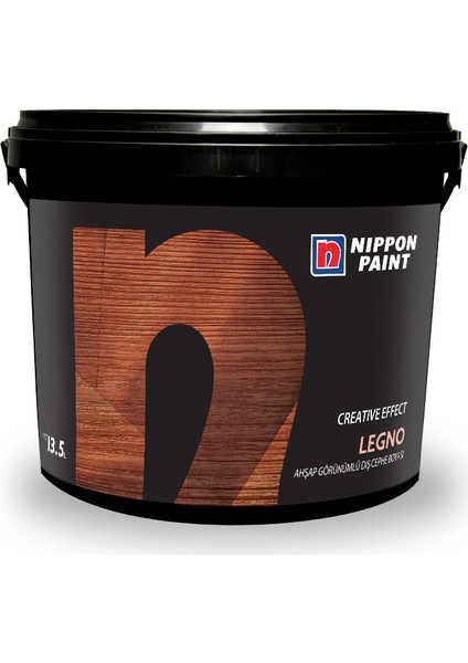 Nippon Legno Ahşap Dokulu Boya 13.5 Lt