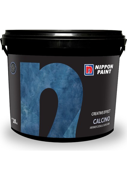 Nippon Calcıno Mermer Dokulu Kaplama Boya 2.5 Kg (BEYAZ)