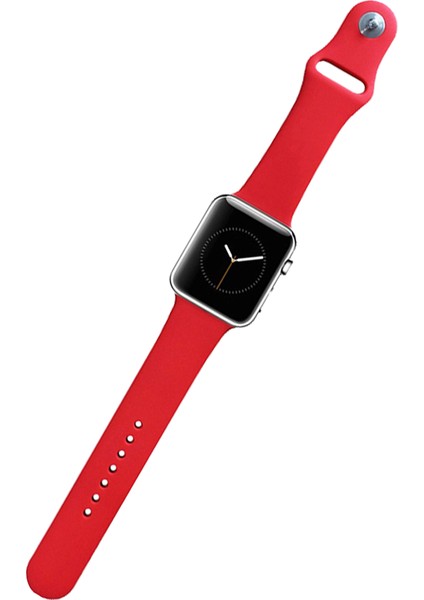 Apple Watch Seri 1/2/3/4/5/6/7/8/SE/Ultra 38mm 40mm 41mm (M-L) Silikon Kordon fırsatları