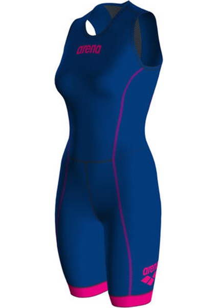 W Trisuit St 2.0 Rear Zip Kadın Çok Renkli Yüzücü Yarış Mayosu 001506729