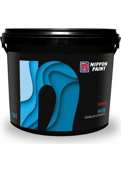 Nippon Moss Soft Mat Tam Silinebilir Iç Cephe Boyası 13.5 Lt