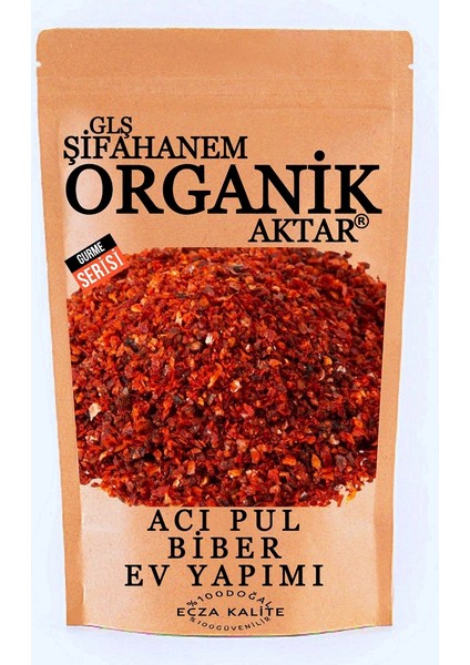 GLŞ Şifahanem Organik Aktar Halis Kırmızı Pul Biber Antep 250 gr