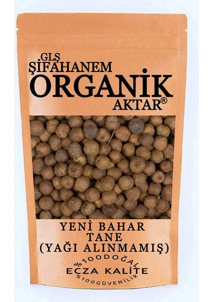 GLŞ Şifahanem Organik Aktar Yenibahar Tane Yağı Alınmamış 250 gr