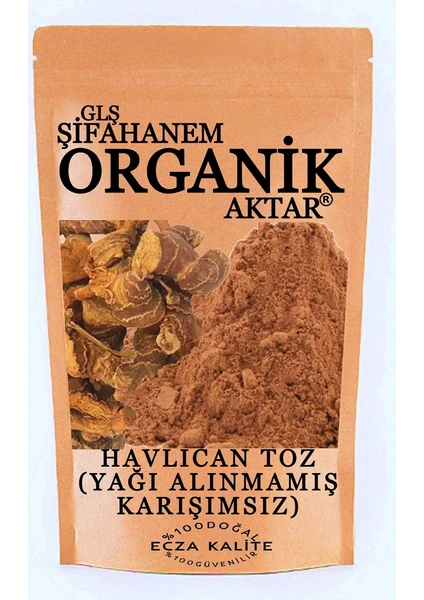 GLŞ Şifahanem Organik Aktar Havlıcan Öğütülmüş 250 gr