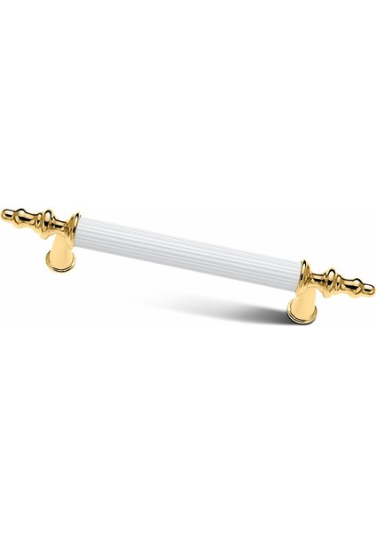 Yıldız Mobilya Dolap Çekmece Kulp Beyaz Altın 160 mm