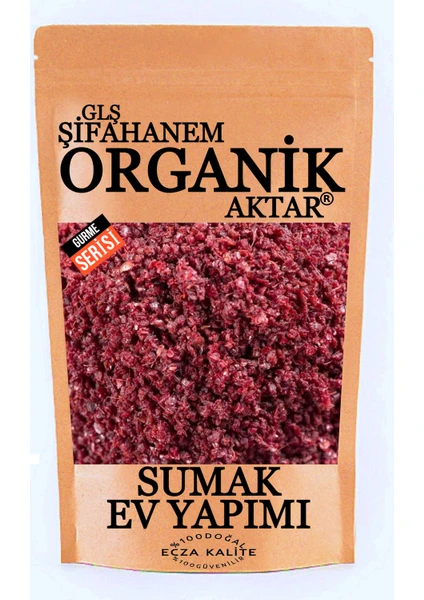 GLŞ Şifahanem Organik Aktar Ev Yapımı Toz  Köy Sumağı Öğütülmüş 250 gr