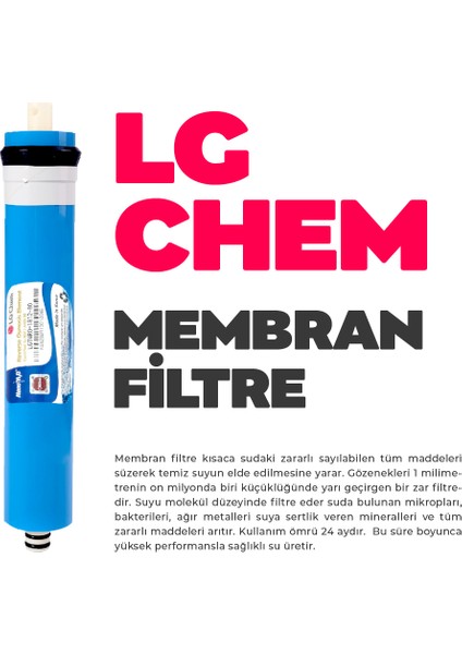 Lg Açık Kasa Su Arıtma 5'li Filtre Seti Lg Membranlı (1014) fiyatları