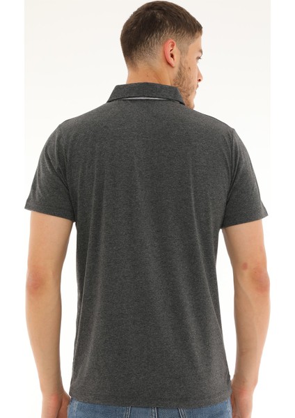 T8582 Dewberry Erkek T-Shirt-Antrasit modelleri