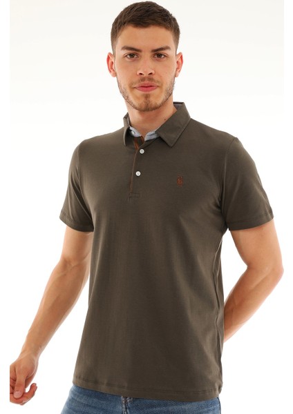 T8582 Dewberry Erkek T-Shirt-Haki fiyatları