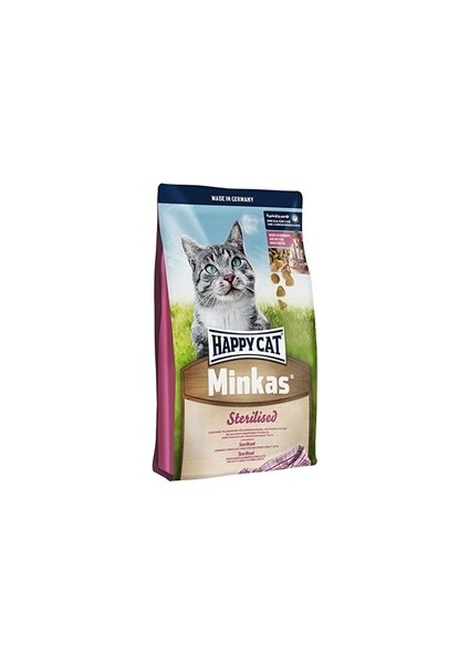 Happy Cat Minkas Sterilised Kısırlaştırılmış Kedi Maması 10 kg