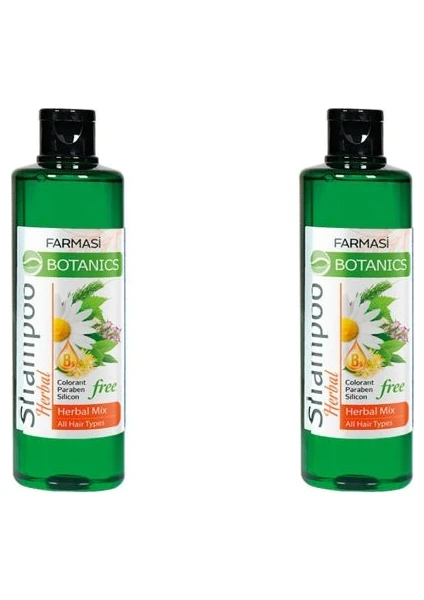 Botanıcs Herbal Mıx Şampuan 2 x 500 ml