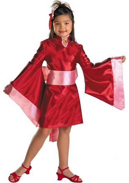 Çocuk Japon Kimono Kostümü