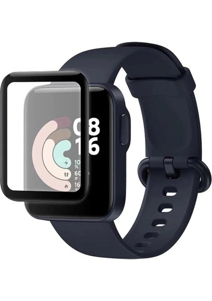 Xiaomi Mi Watch Lite Ekran Koruyucu 3D Tam Kapatan Kavisli Ppma