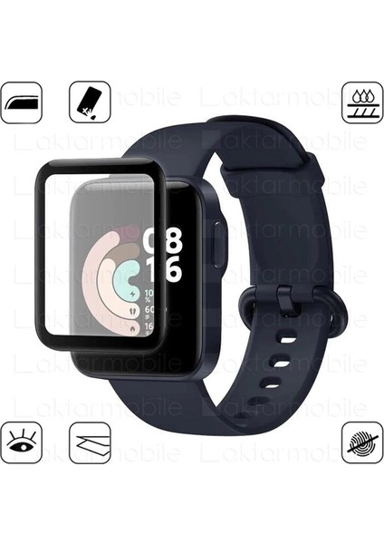 Xiaomi Mi Watch Lite Ekran Koruyucu 3D Tam Kapatan Kavisli Ppma