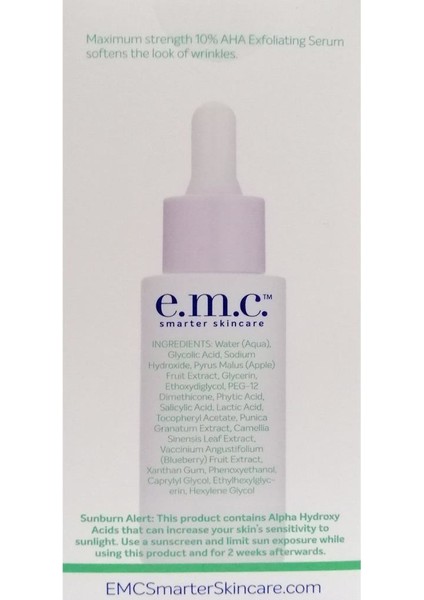 AHA 10% Exfoliating Serum 30ML