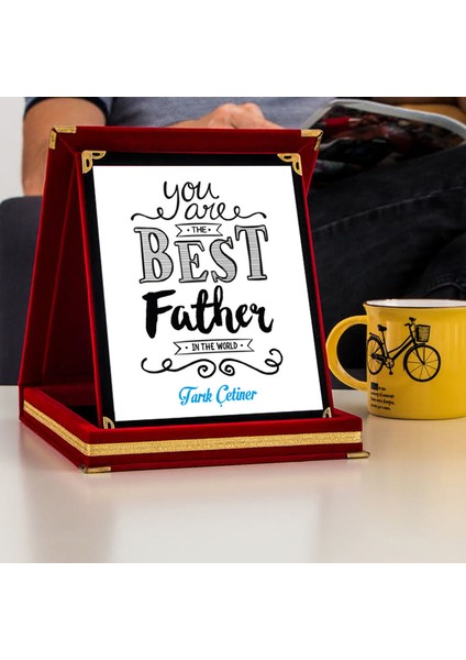 En Iyi Baba Isme Özel Plaket