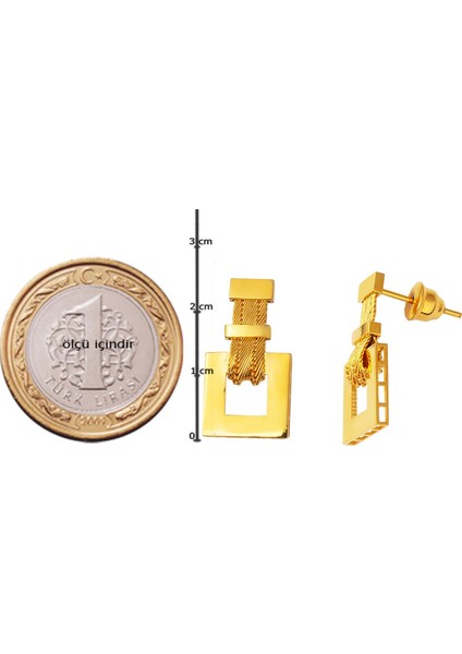 Taşsız Tokalı Altın Trabzon Hasır Küpe fırsatları