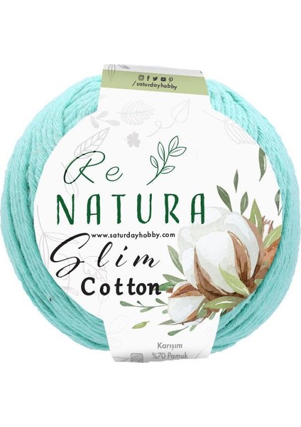Mint Yeşil Slim Cotton 100 g