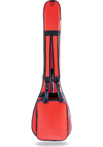Profesyonel Gigbag Kısa Bağlama Kılıfı - Kırmızı