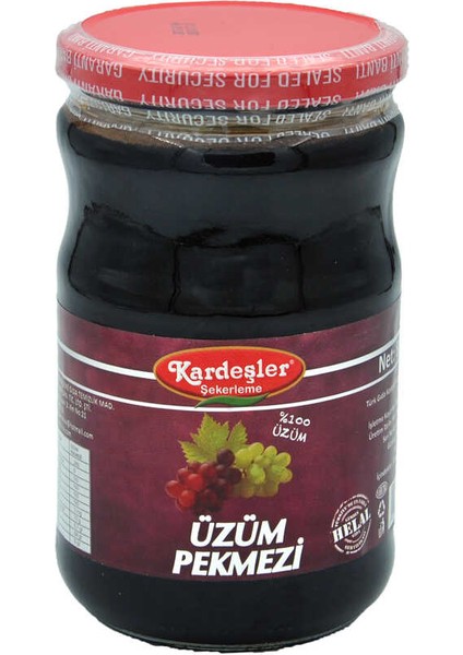 Kardeşler Üzüm Pekmezi (%100 Üzüm) Cam Kavanoz 600 G x 2A det fiyatları