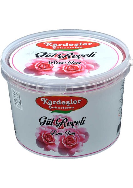 Kardeşler Gül Reçeli Kova 3500 gr