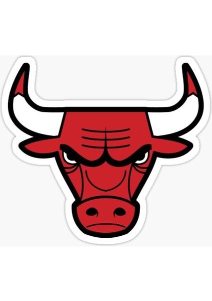 Chicago Bulls Boğa Boğası Amblem Logo Çıkartma Sticker 00986