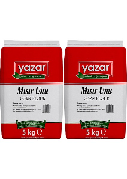 Mısır Unu 5 kg x 2 Paket