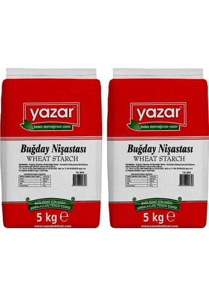 Buğday Nişastası 5 kg x 2 Paket